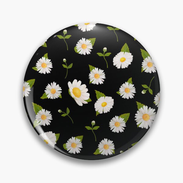 Item preview, Pretty White Daisies Floral Illustration Pattern. designed and sold by PlantKind.