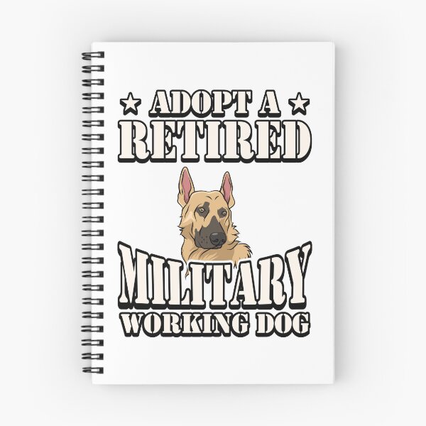 Item preview, Adopt a Retired Military Working Dog - German Shepherd designed and sold by Gold Wings Tees.