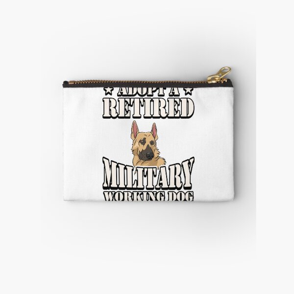 Item preview, Adopt a Retired Military Working Dog - German Shepherd designed and sold by Gold Wings Tees.
