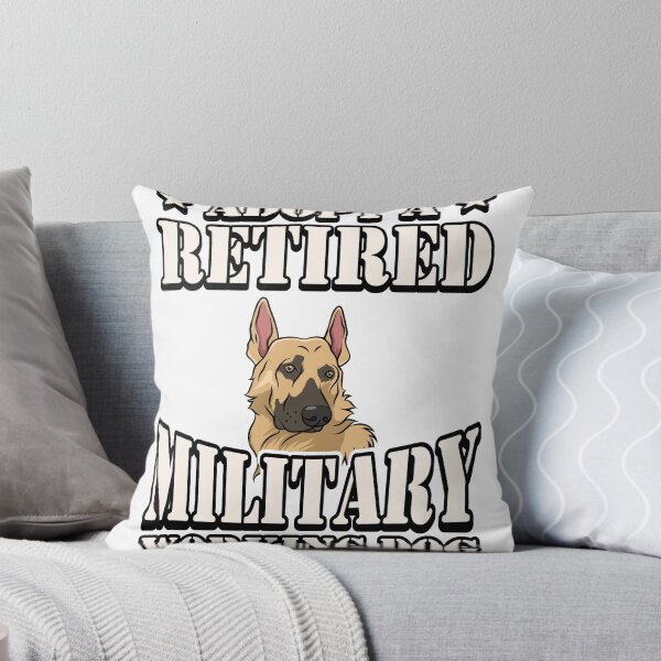 Item preview, Adopt a Retired Military Working Dog - German Shepherd designed and sold by Gold Wings Tees.