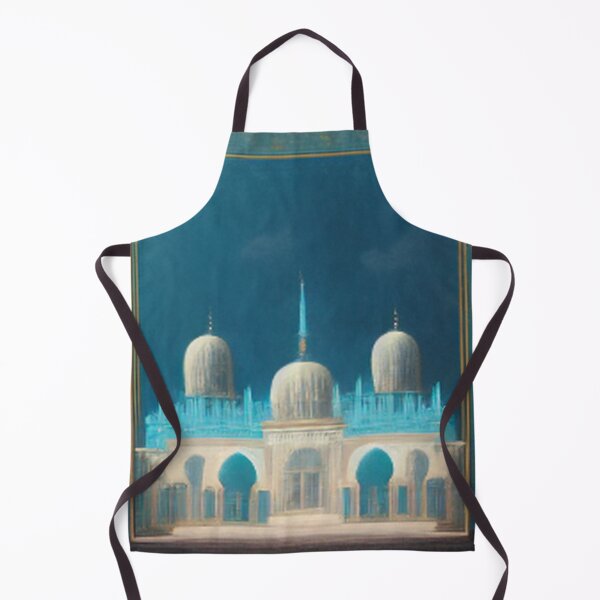 Item preview, A painting of the ancient Islamic Arab palace and architecture designed and sold by MaissaArt.