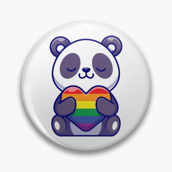 Item preview, Panda Kawaii LGBTQ Bear Hug Dealer Gay Pride designed and sold by Queer Pride Shop.