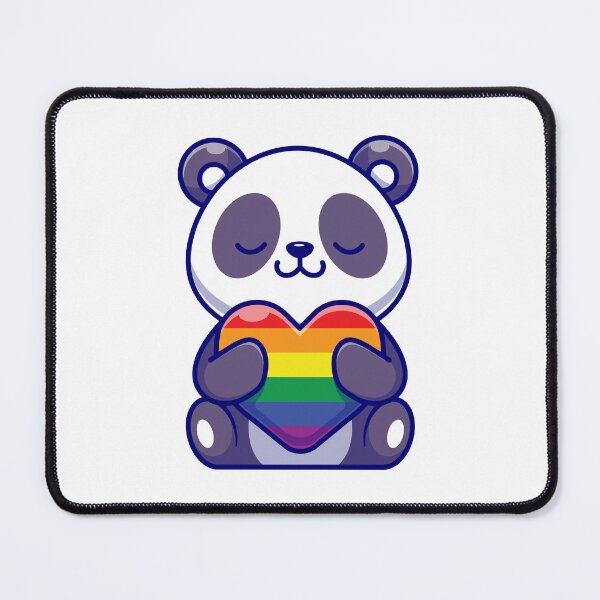 Item preview, Panda Kawaii LGBTQ Bear Hug Dealer Gay Pride designed and sold by Queer Pride Shop.