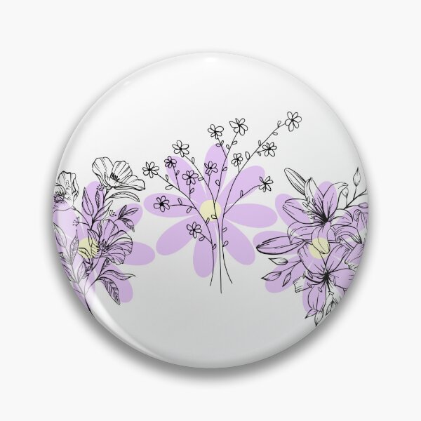 Item preview, violet flowers and illustrations designed and sold by loretta nchabeleng.