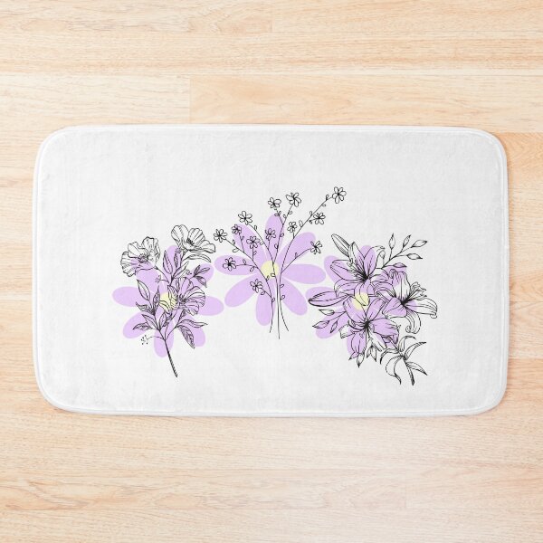 Item preview, violet flowers and illustrations designed and sold by loretta nchabeleng.