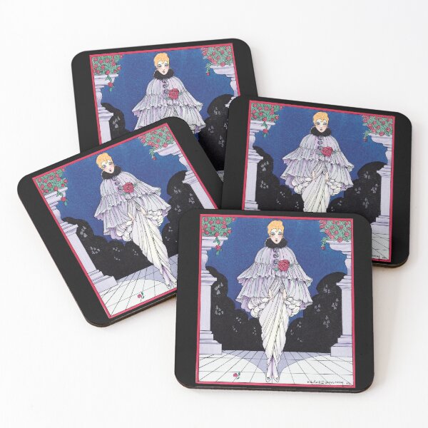 Item preview, Midnight Rose George Barbier designed and sold by InnerCitadel.