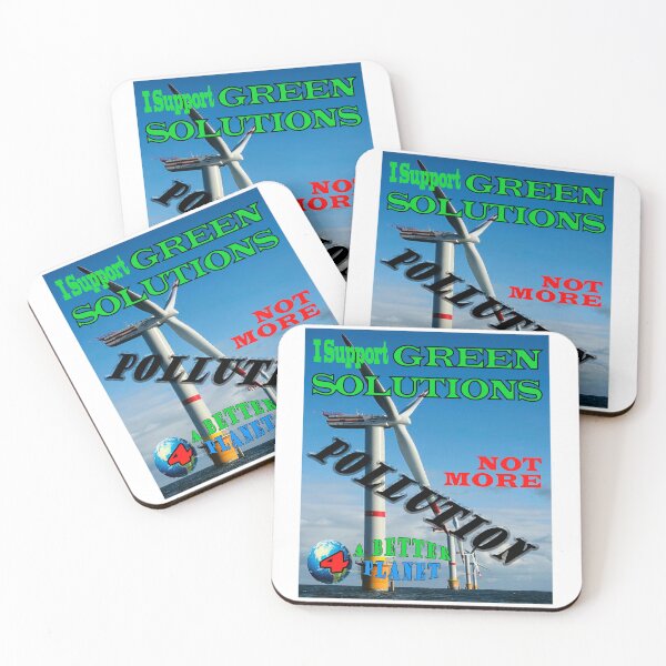 Item preview, I Support Green Solutions Not More Pollution designed and sold by 4ABetterPlanet.