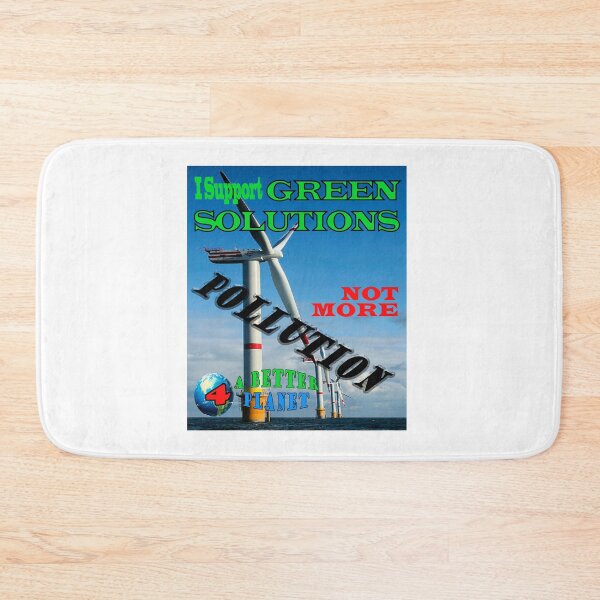Item preview, I Support Green Solutions Not More Pollution designed and sold by 4ABetterPlanet.