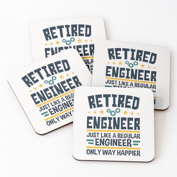 Item preview, Retired Engineer Just Like a Regular Engineer Only Way Happier designed and sold by jaygo.