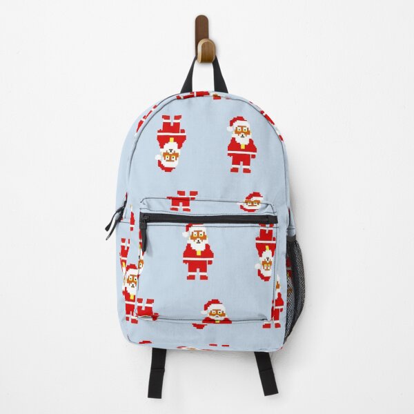 Item preview, Santa pattern on the blue background designed and sold by Gala-life1.