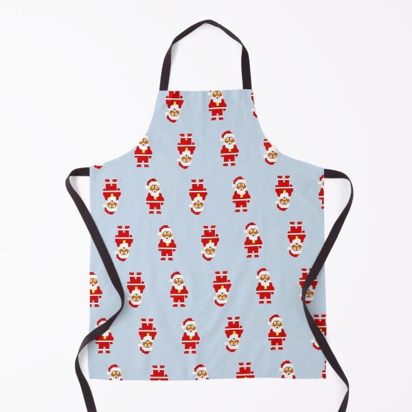 Item preview, Santa pattern on the blue background designed and sold by Gala-life1.