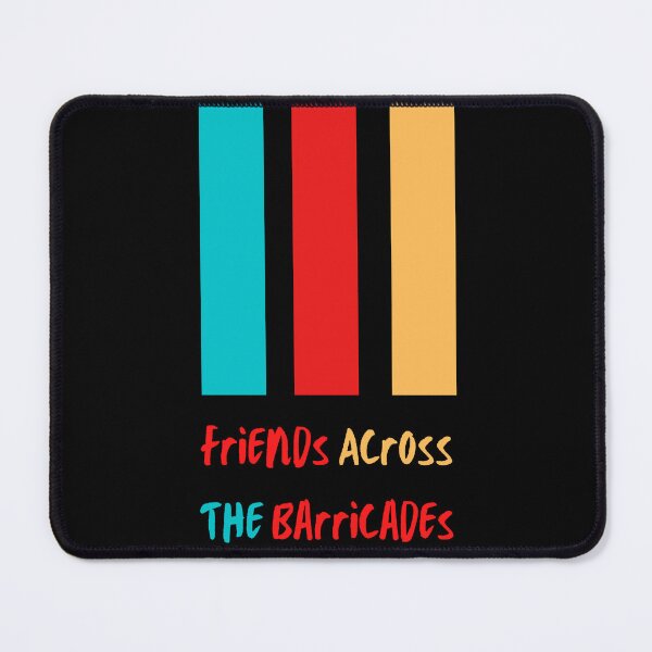 Item preview, FRIENDS ACROSS THE BARRICADES. designed and sold by ELEGANTRETRO.