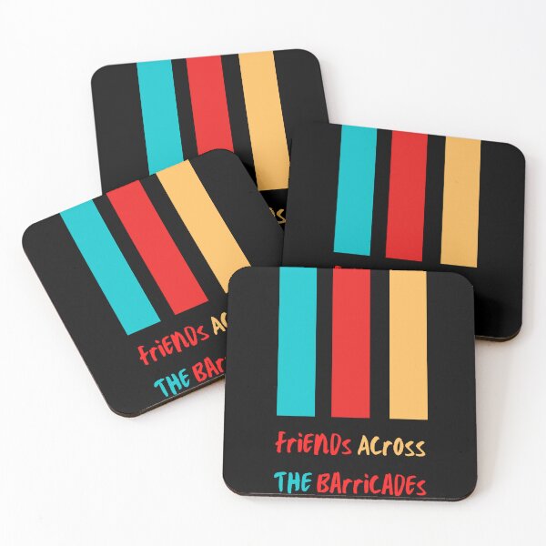 Item preview, FRIENDS ACROSS THE BARRICADES. designed and sold by ELEGANTRETRO.