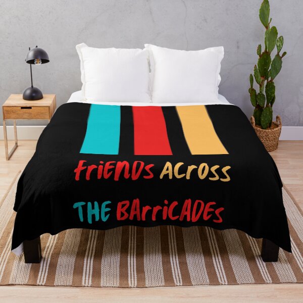 Item preview, FRIENDS ACROSS THE BARRICADES. designed and sold by ELEGANTRETRO.