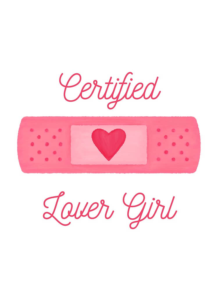 certified-lover-girl-bandaid-art-romantic-love-soft-pastel-original