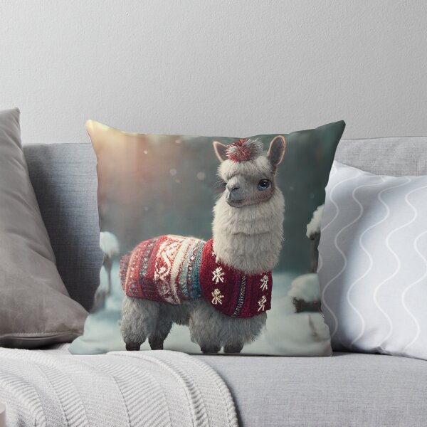Item preview, Cute Christmas Llama designed and sold by art8085.