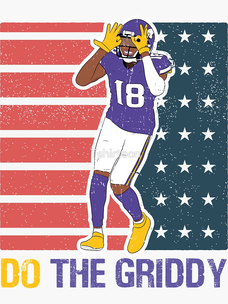 "Do The Griddy Griddy Dance Football" Sticker for Sale by Tshirtoon