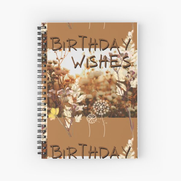 Happy Birthday: Birthday, Birthday Wishes, Notebook, Journal, Diary