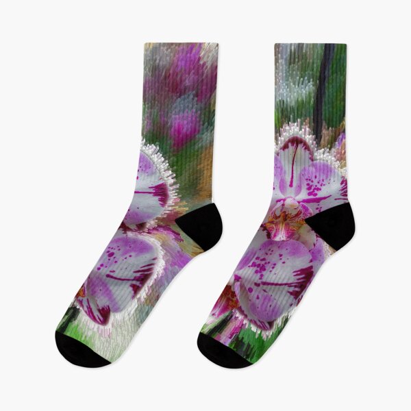 Item preview, Orchid on abstract background designed and sold by MarionsArt.