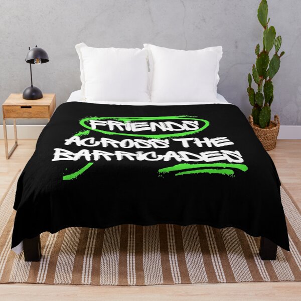 Item preview, FRIENDS ACROSS THE BARRICADES. designed and sold by ELEGANTRETRO.