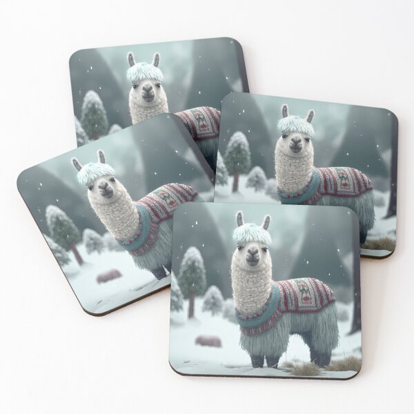 Item preview, Cute Christmas Llama designed and sold by art8085.