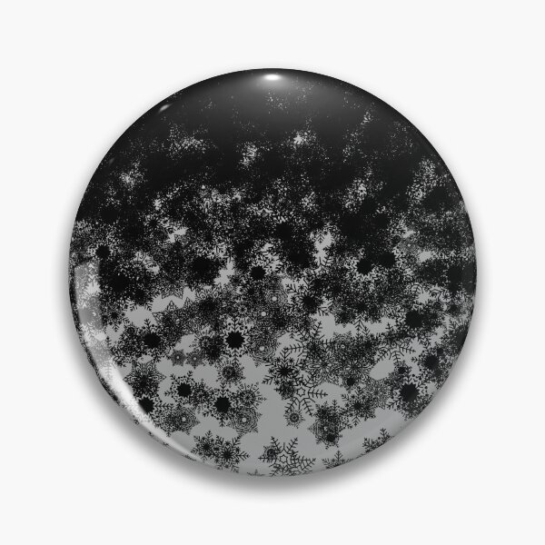 Item preview, Blizzard - Black snowflakes on a silver background designed and sold by illustratious.