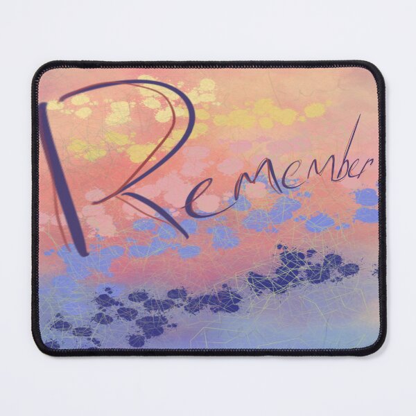 Item preview, Sunrise Mood Pattern with Big Purple Remember Text - Neurodivergent designed and sold by jolabrese.