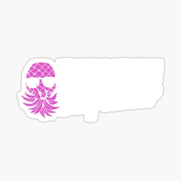 Upside Down Pineapple Bdsm Swinger Lifestyle Hotwife Sticker For Sale