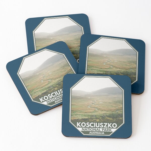 Item preview, Kosciuszko National Park Australia Emblem designed and sold by KrisSidDesigns.