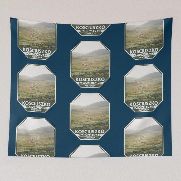 Item preview, Kosciuszko National Park Australia Emblem designed and sold by KrisSidDesigns.