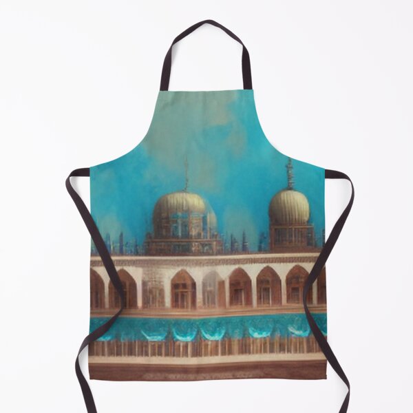 Item preview, painting of the ancient Islamic Arab palace and architecture designed and sold by MaissaArt.