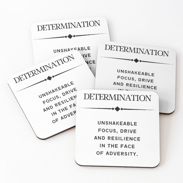 Item preview, Determination Definition Motivational And Inspirational Quotes And Sayings designed and sold by Salman Hino.