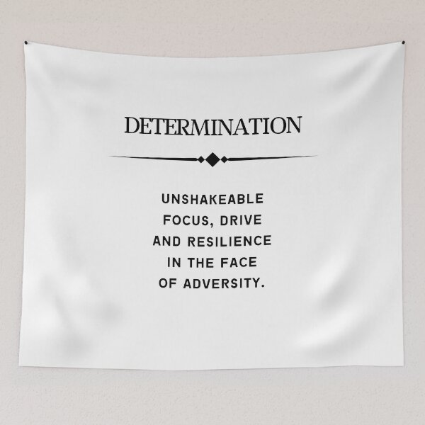 Item preview, Determination Definition Motivational And Inspirational Quotes And Sayings designed and sold by Salman Hino.