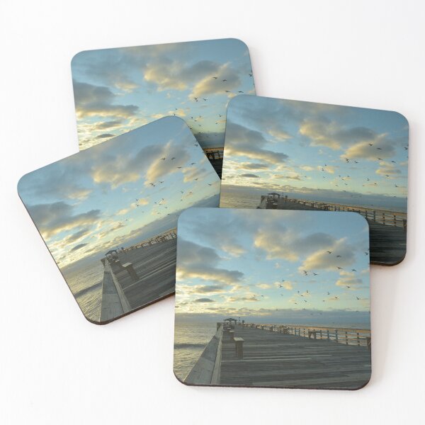 Item preview, Sunrise, Pier with Birds designed and sold by JLFXCreations.