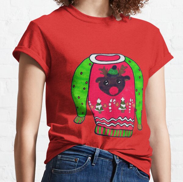 T shirt discount moche de noel