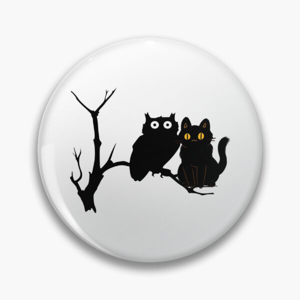 Item preview, a cat and an owl (2) designed and sold by REVERate323.