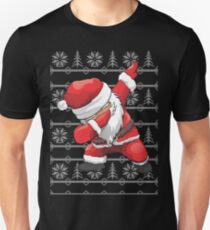 Funny Dabbing Santa Ugly Design Unisex T-Shirt
