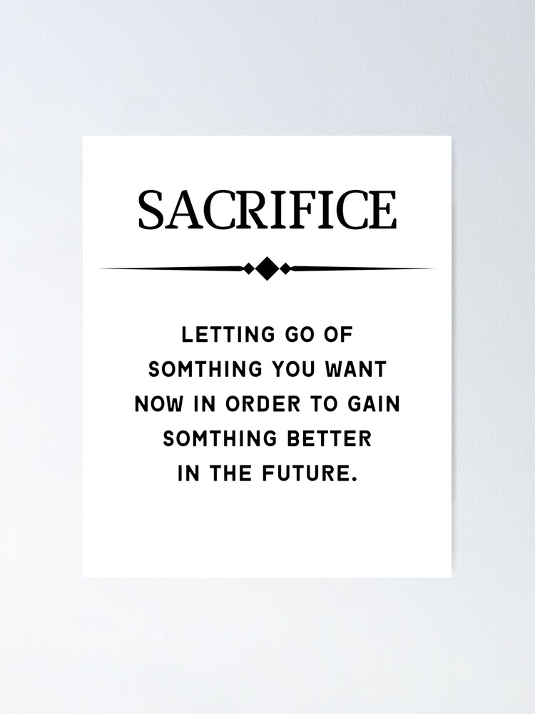 Sacrifice Definition