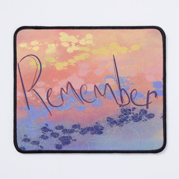 Item preview, Sunrise Mood Patter with Small Purple Remember Text - Neurodivergent designed and sold by jolabrese.