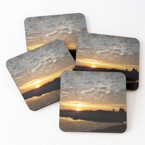 Item preview, Sunset Windmills Zaanse schans designed and sold by Designsbyalisa.