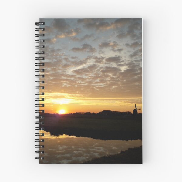 Item preview, Sunset Windmills Zaanse schans designed and sold by Designsbyalisa.