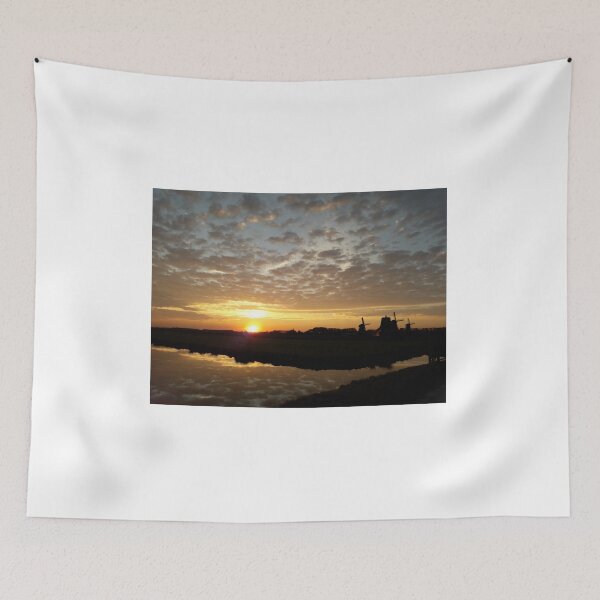 Item preview, Sunset Windmills Zaanse schans designed and sold by Designsbyalisa.