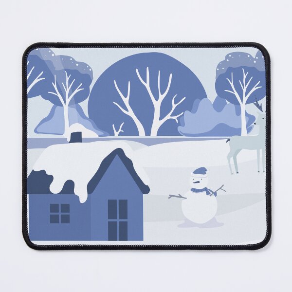Item preview, Snowy day in a small town designed and sold by BeCreativeArts.