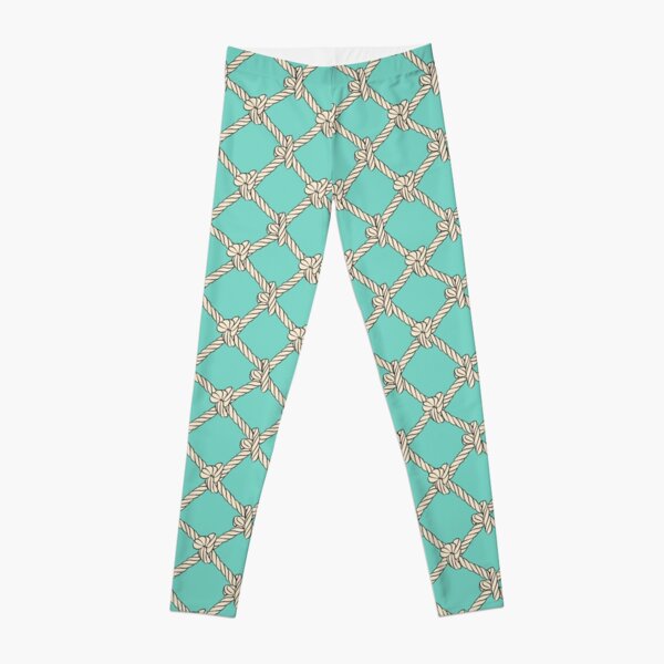 Nautical Marine and Navigation Seamless Pattern Leggings