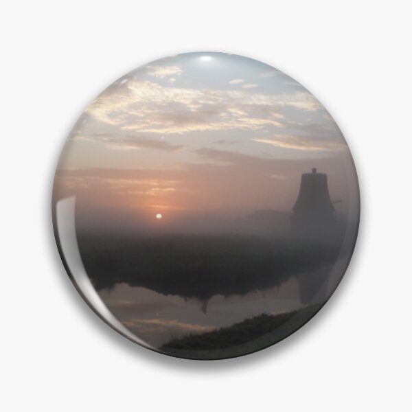 Item preview, Sunset fog Windmills Zaanse schans designed and sold by Designsbyalisa.