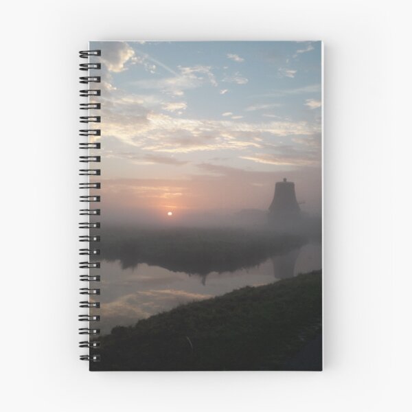 Item preview, Sunset fog Windmills Zaanse schans designed and sold by Designsbyalisa.