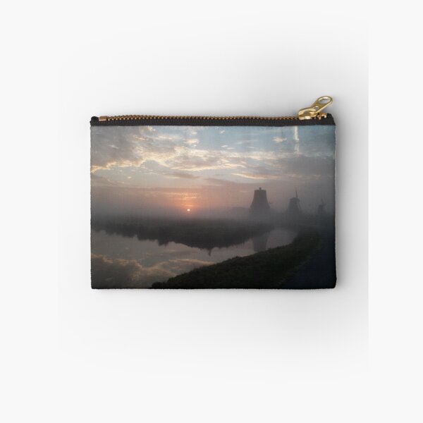 Item preview, Sunset fog Windmills Zaanse schans designed and sold by Designsbyalisa.