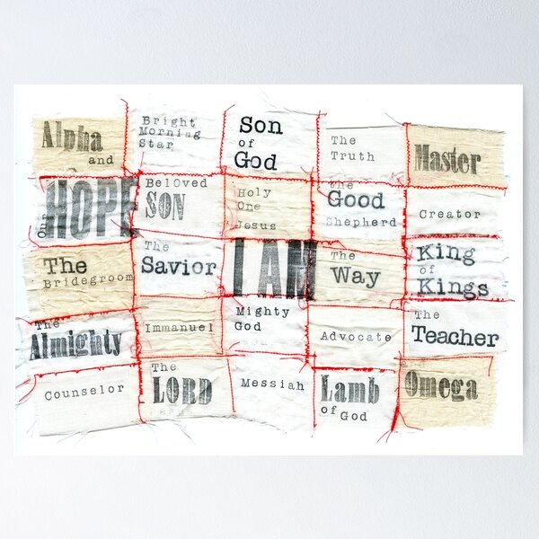 The Names of Jesus Poster