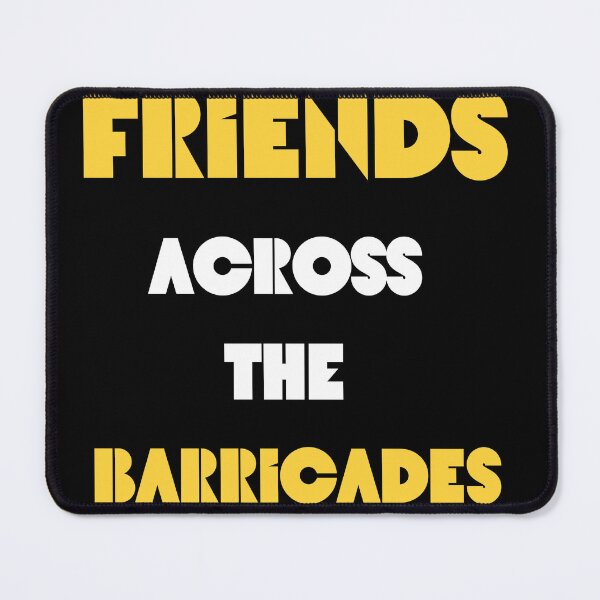 Item preview, FRIENDS ACROSS THE BARRICADES. designed and sold by ELEGANTRETRO.