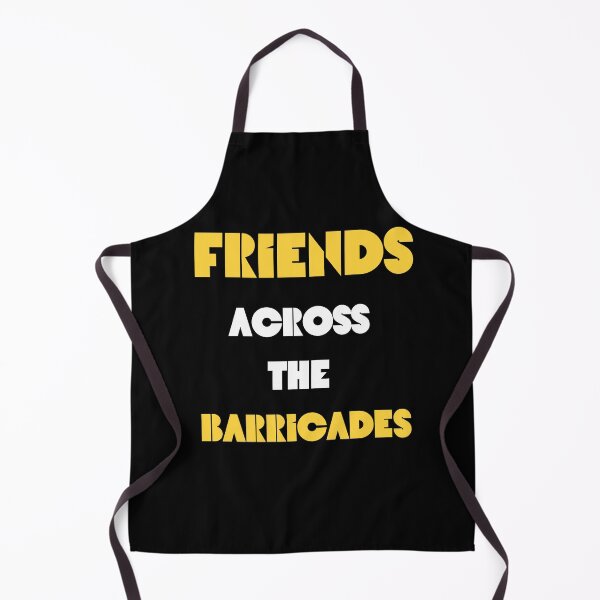 Item preview, FRIENDS ACROSS THE BARRICADES. designed and sold by ELEGANTRETRO.
